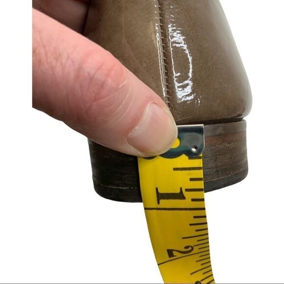 PAUL GREEN MUNCHIN Olive Brown Patent Leather Oxfords Size US 10.5 - Picture 10 of 13